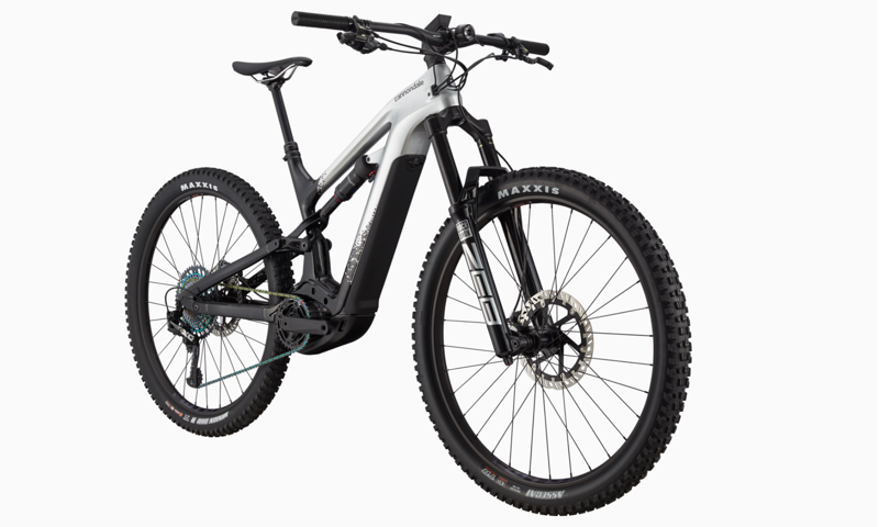 2021 Cannondale Moterra Neo Carbon 1 Electric Mountain Bike in Silver-5